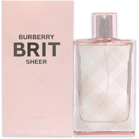 burberry sheer fragrance|Burberry brit perfume 3.3 oz.